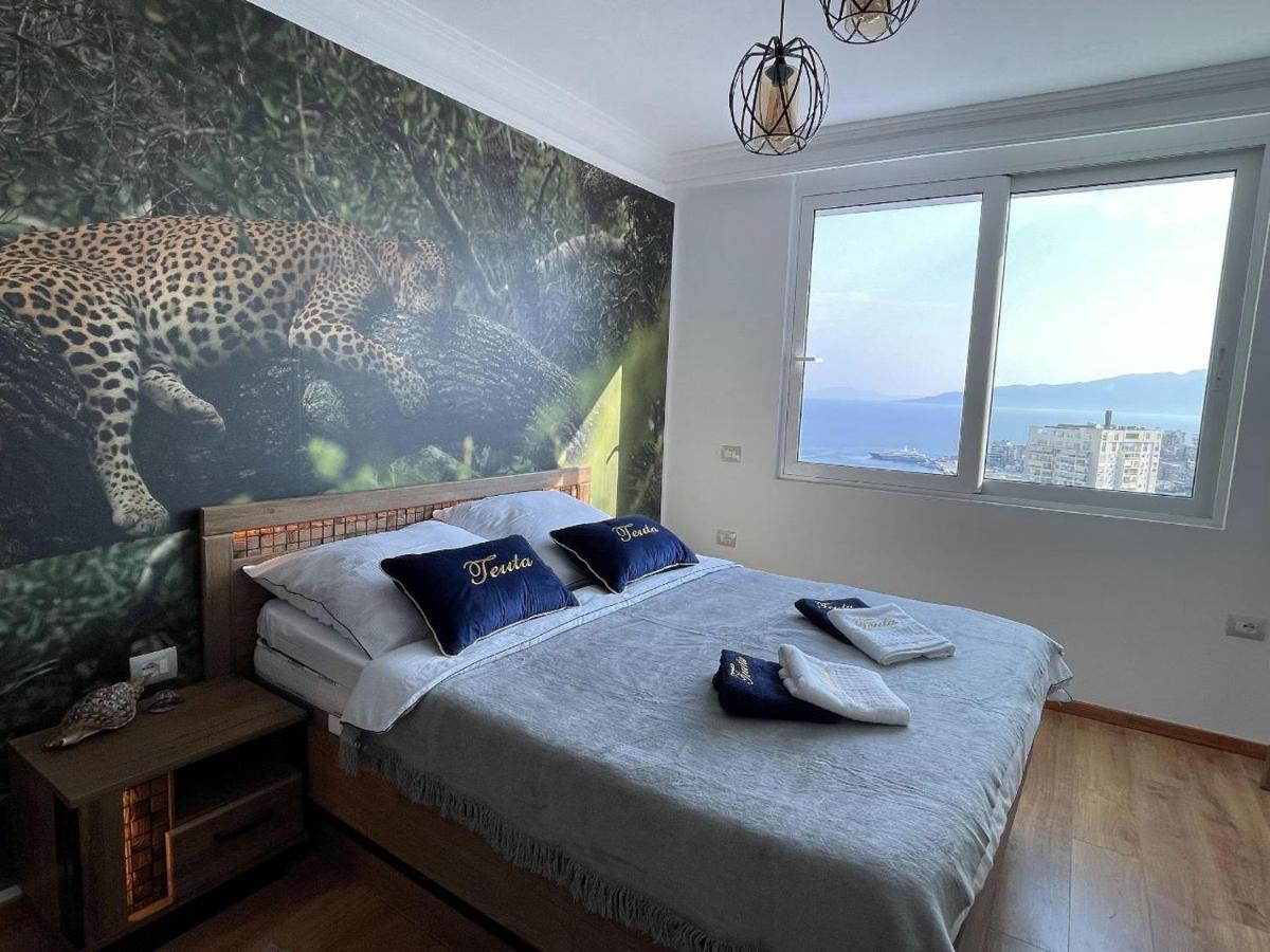 Apartament Teuta- Luxury Penthouse 200M2 Saranda Zewnętrze zdjęcie