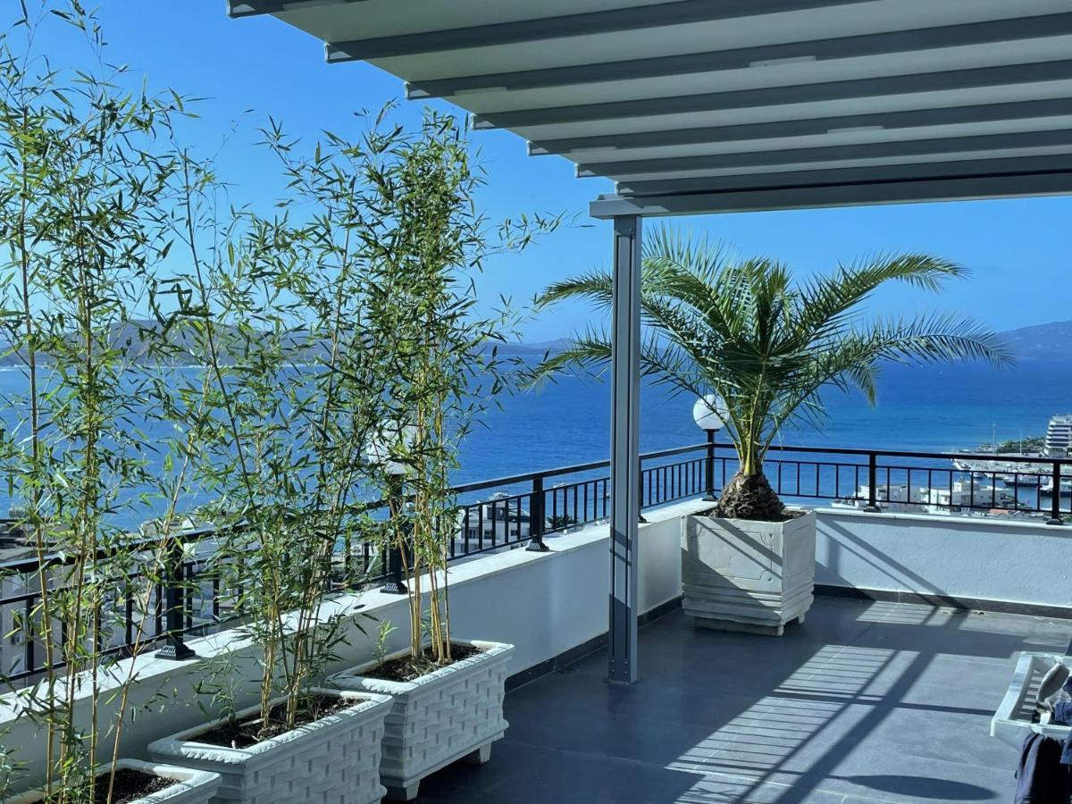 Apartament Teuta- Luxury Penthouse 200M2 Saranda Zewnętrze zdjęcie